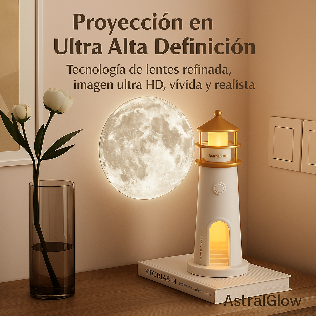 Faro Lunar Calmante para Ansiedad y Sueño Profundo